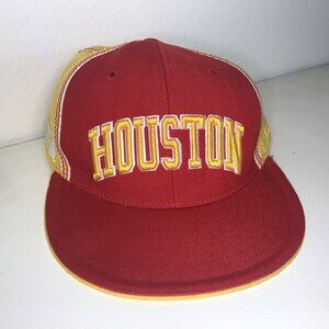 Houston Rockets Hardwood Classics Reebok Wool Hat Vintage Cap Basketball 7 3/8